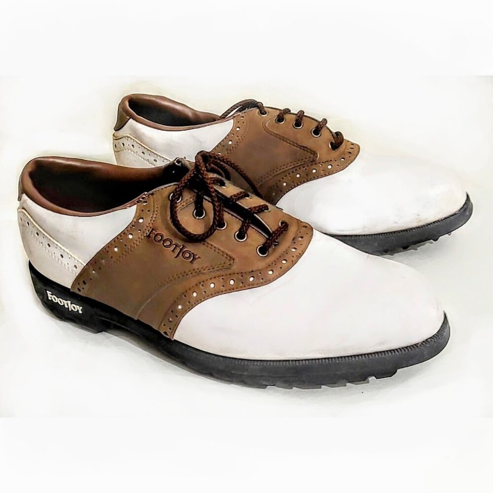 FootJoy Men's Saddle Soft Spike Golf Shoes